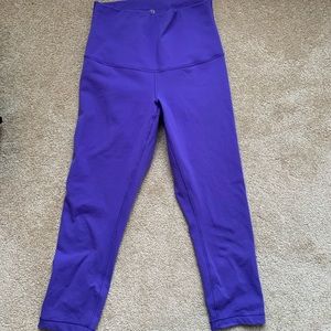 Highwaist lulu crops